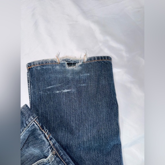 ENYCE CLOTHING CO. JEANS RETRO Y2K BAGGY GRUNGE. DISTRESSED LEG CUFFS SIZE 38 - Picture 6 of 6